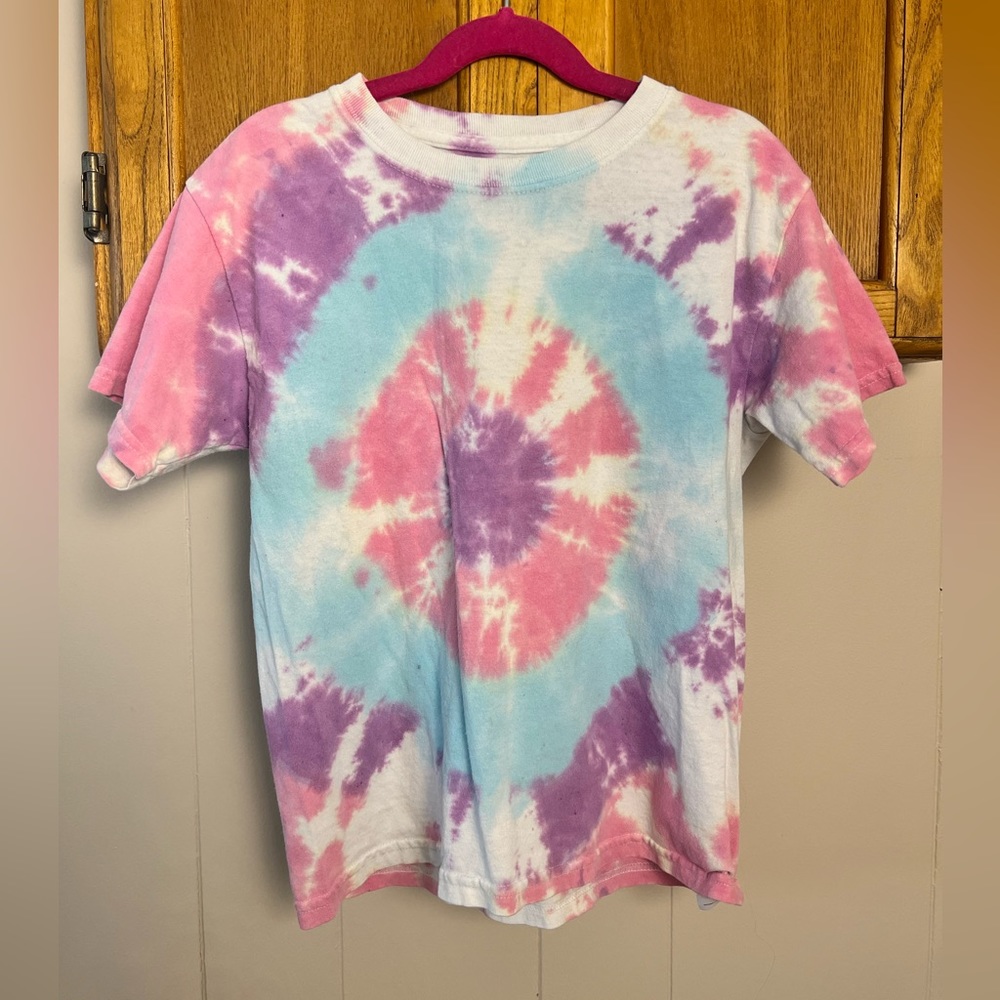 Hand-dyed Tie-dye Tee, Youth S